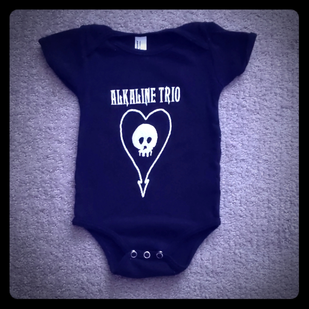 Alkaline Trio baby onsie 3-6 months